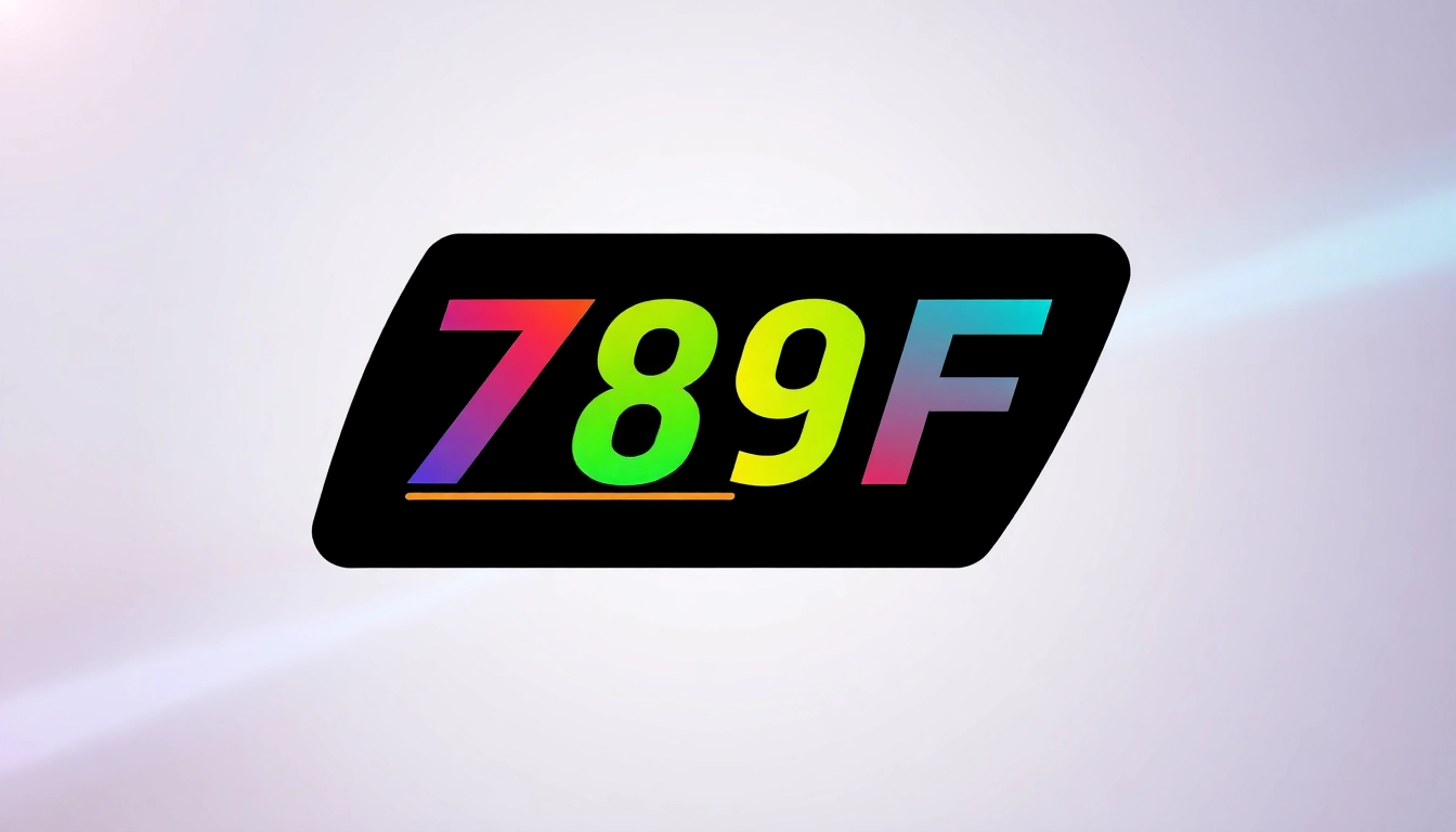 789F digital platform branding with dynamic visuals highlighting online services and a modern interface for increased recognition.