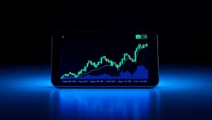 Clear visualization of aicoin官网 showcasing real-time cryptocurrency market charts on a modern digital device with engaging graphics.