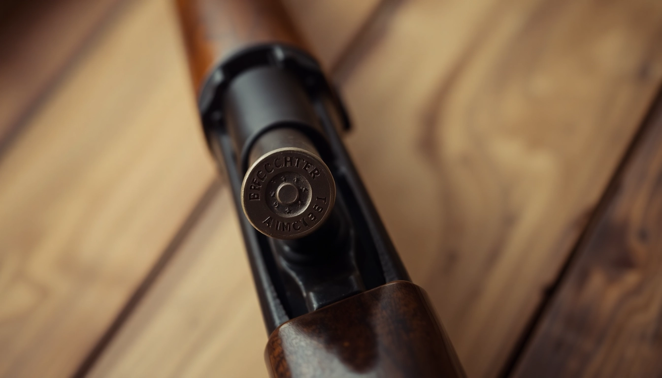 The .32 WIN cartridge ready in a classic Winchester rifle, emphasizing historical firearm design and hunting appeal.
