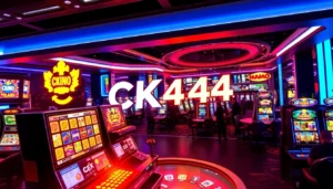 Secure ck444 login portal screen with sleek design, accessible login fields, and vibrant visuals for seamless access to online gaming.
