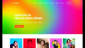 Visually engaging website homepage for https://789f.gay highlighting vibrant LGBTQ+ branding and user-friendly layout, inviting visitors to explore inclusive digital content.