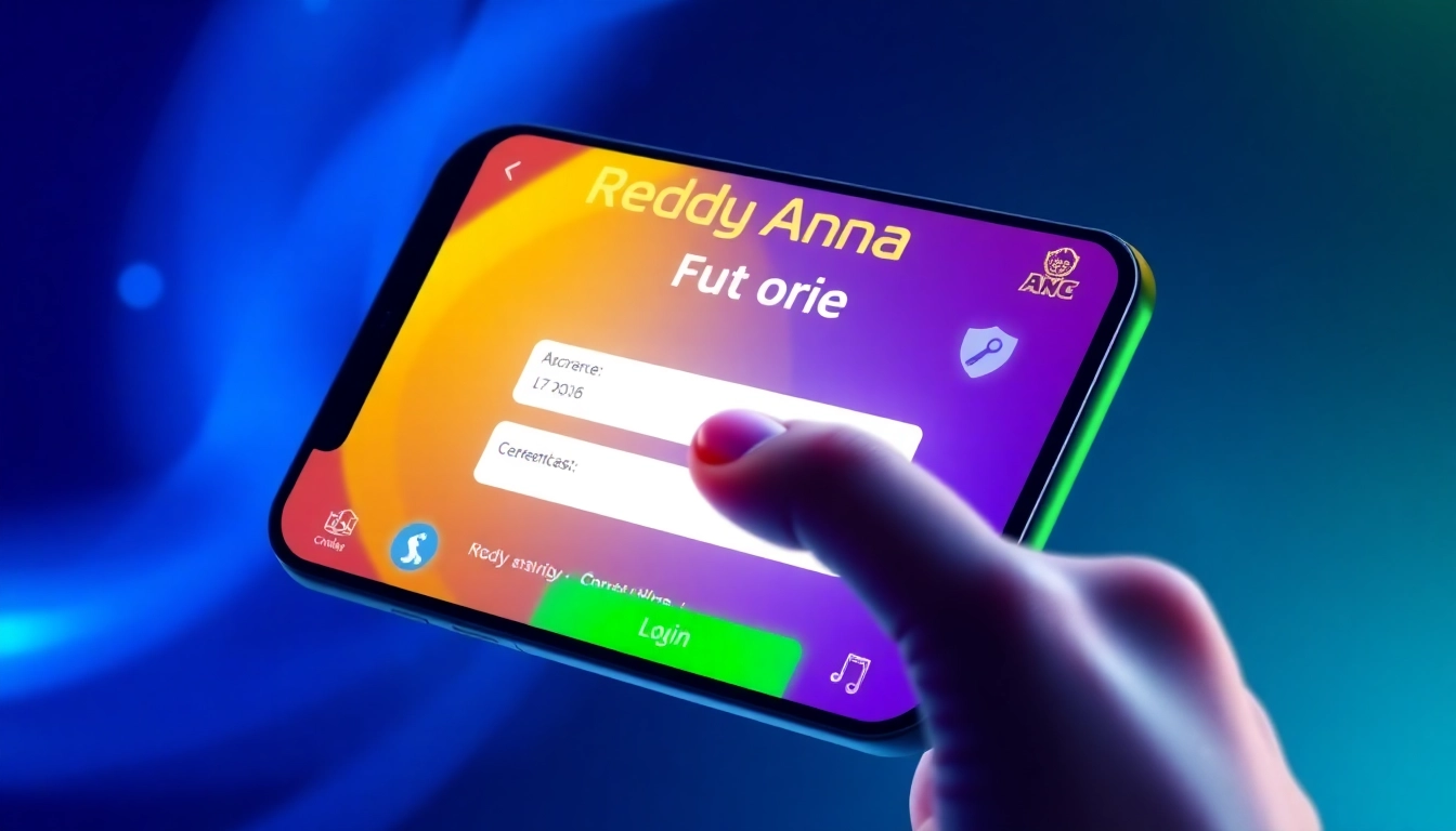 Secure Reddy Anna Login page on mobile device, guiding users to access cricket betting and casino features seamlessly, emphasizing ease and reliability for Indian bettors.