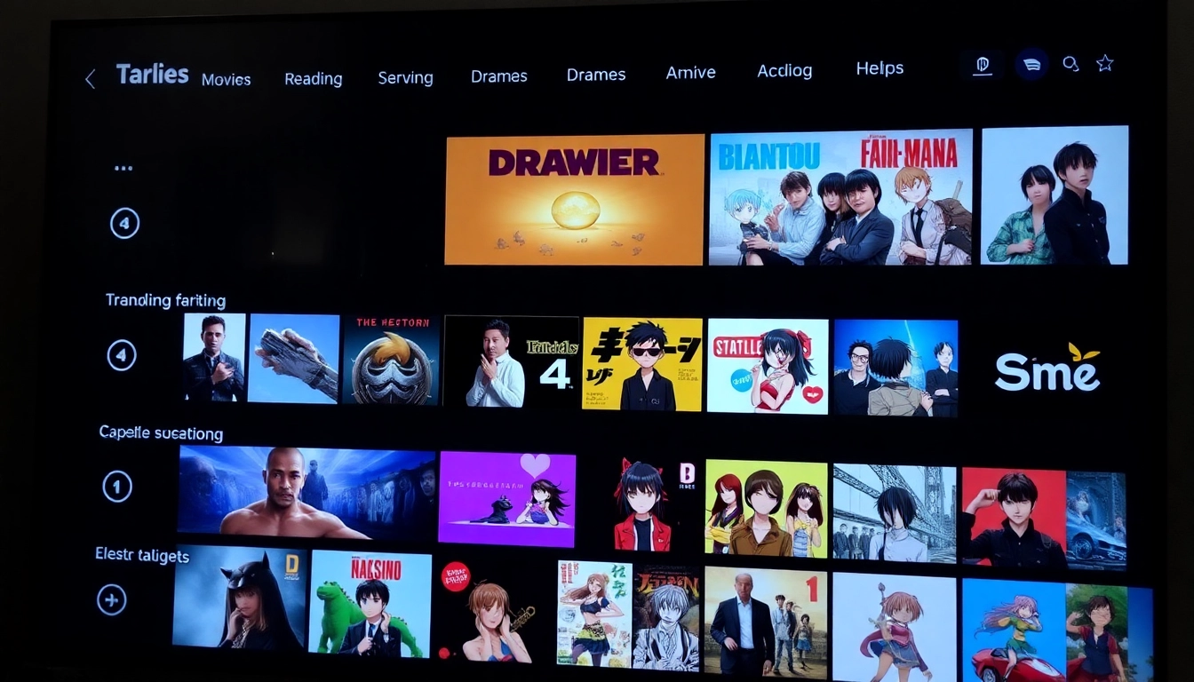 누누티비 인기 영상 추천 화면으로 최신 영화와 드라마, 애니메이션이 화려하게 보여지는 모습