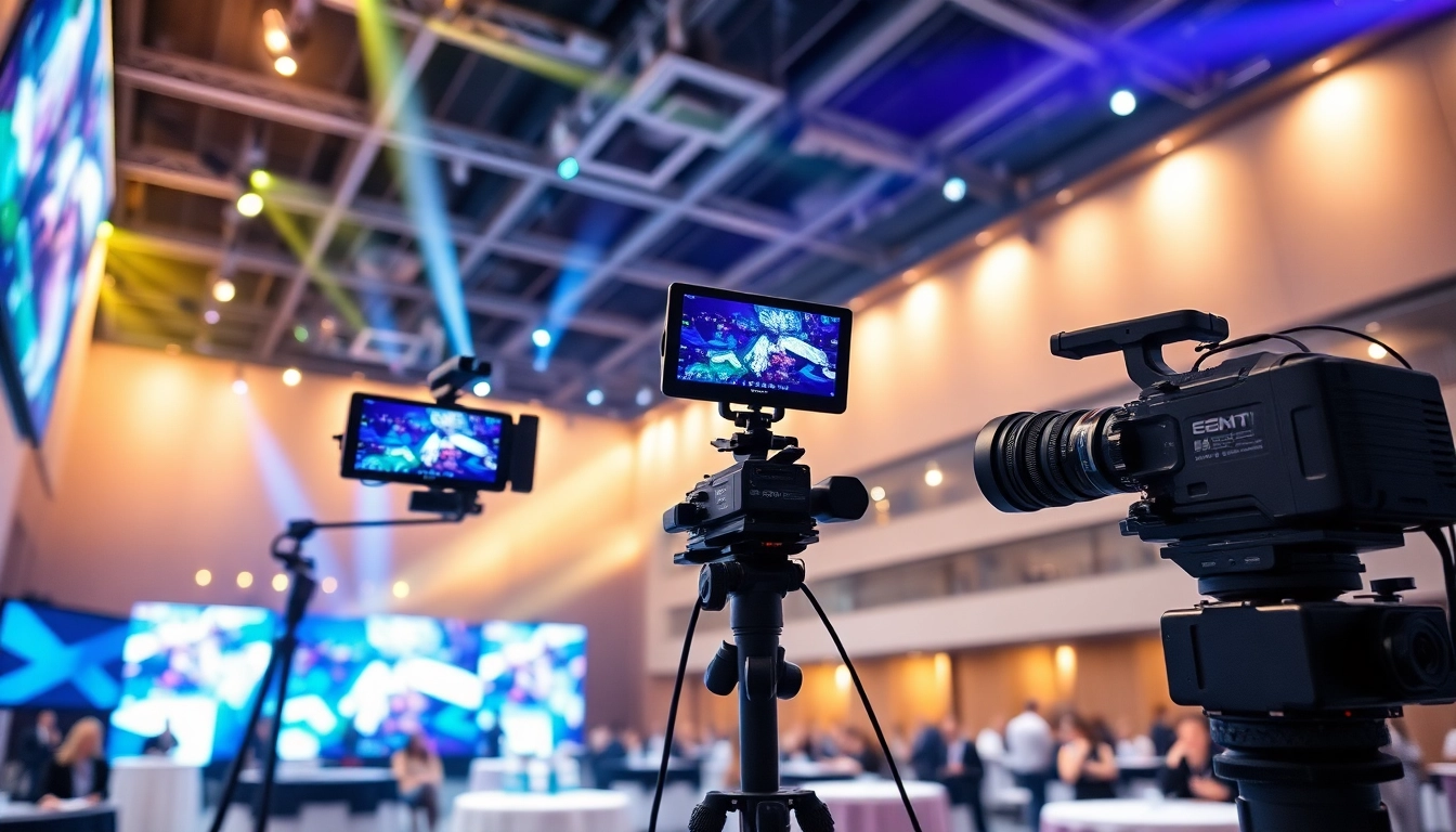Livestream Technik Köln in action: professional cameras and lighting for seamless event streaming, ensuring high-quality live broadcasts from Cologne.