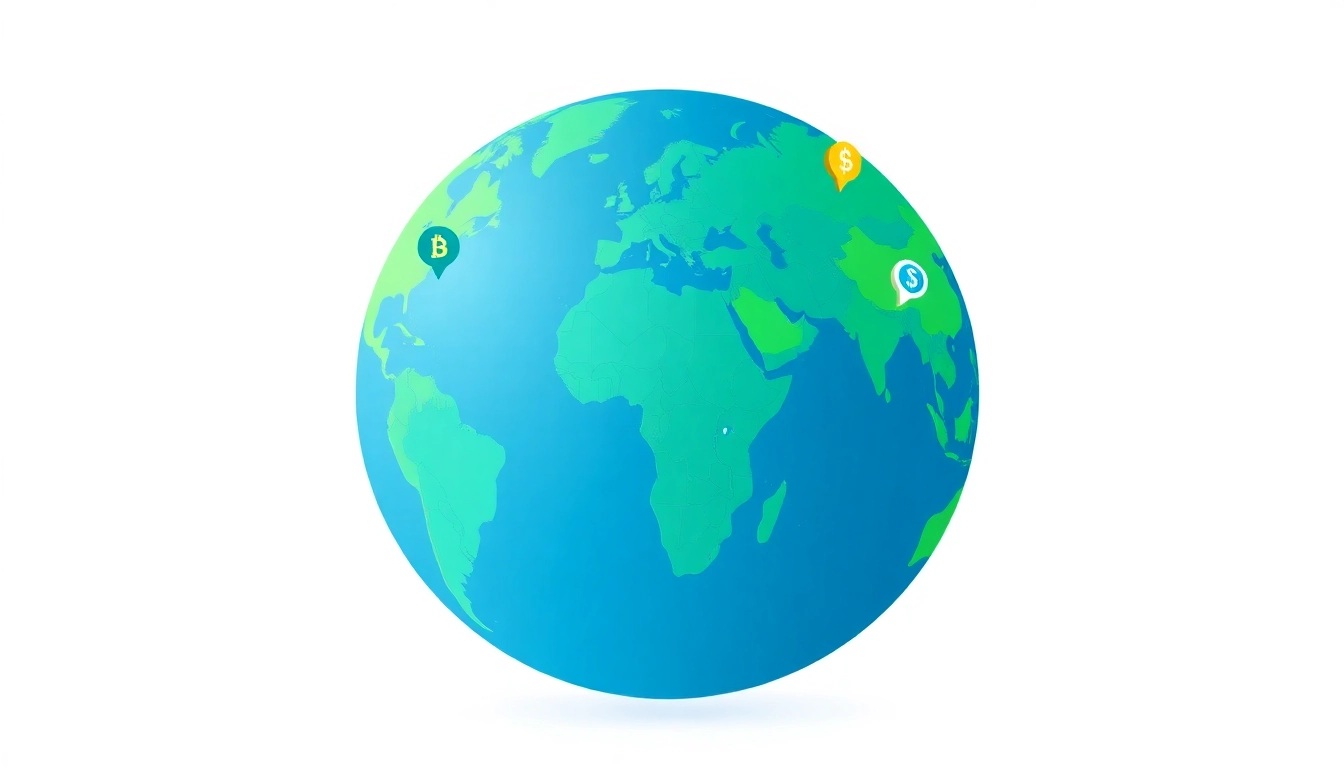 Map showcasing crypto-friendly countries promoting regulatory clarity and crypto adoption worldwide for investors and businesses.