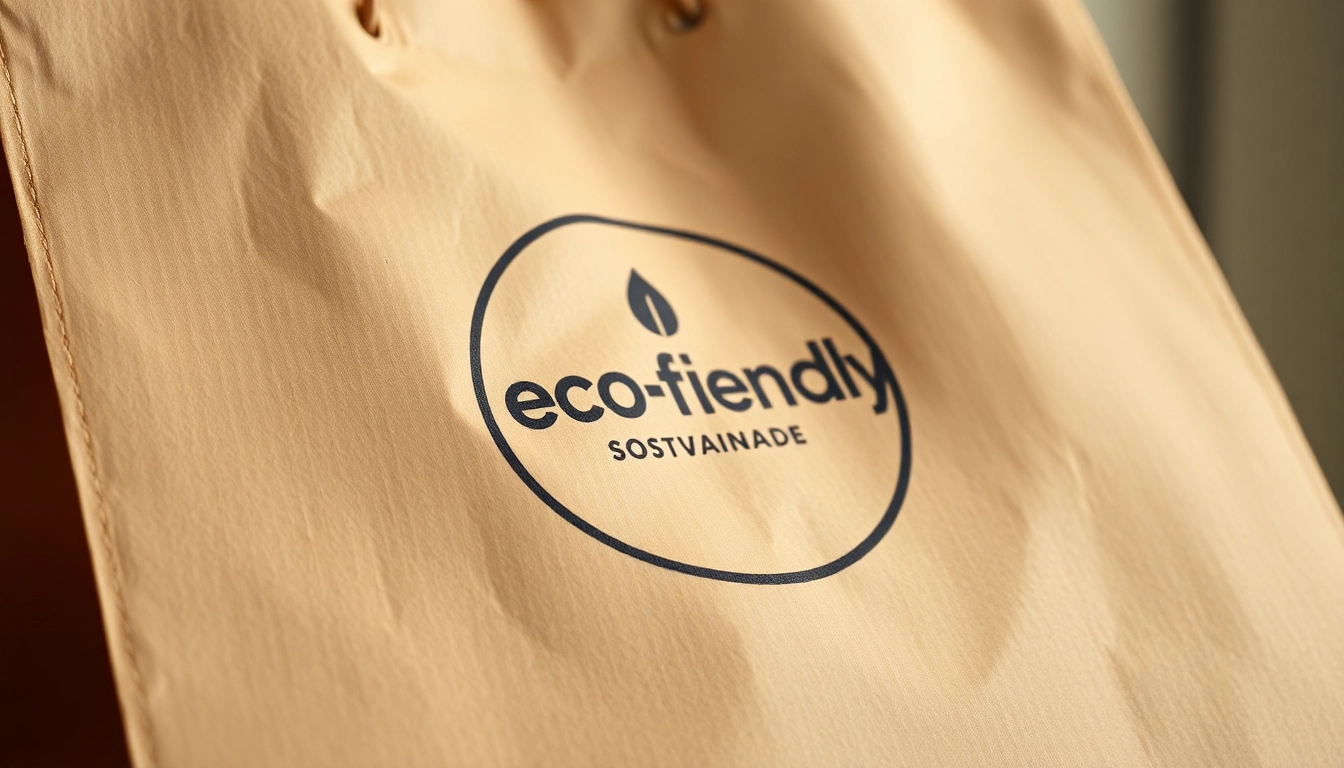 High-quality torba papierowa with eco-friendly design and natural texture in a clean setting