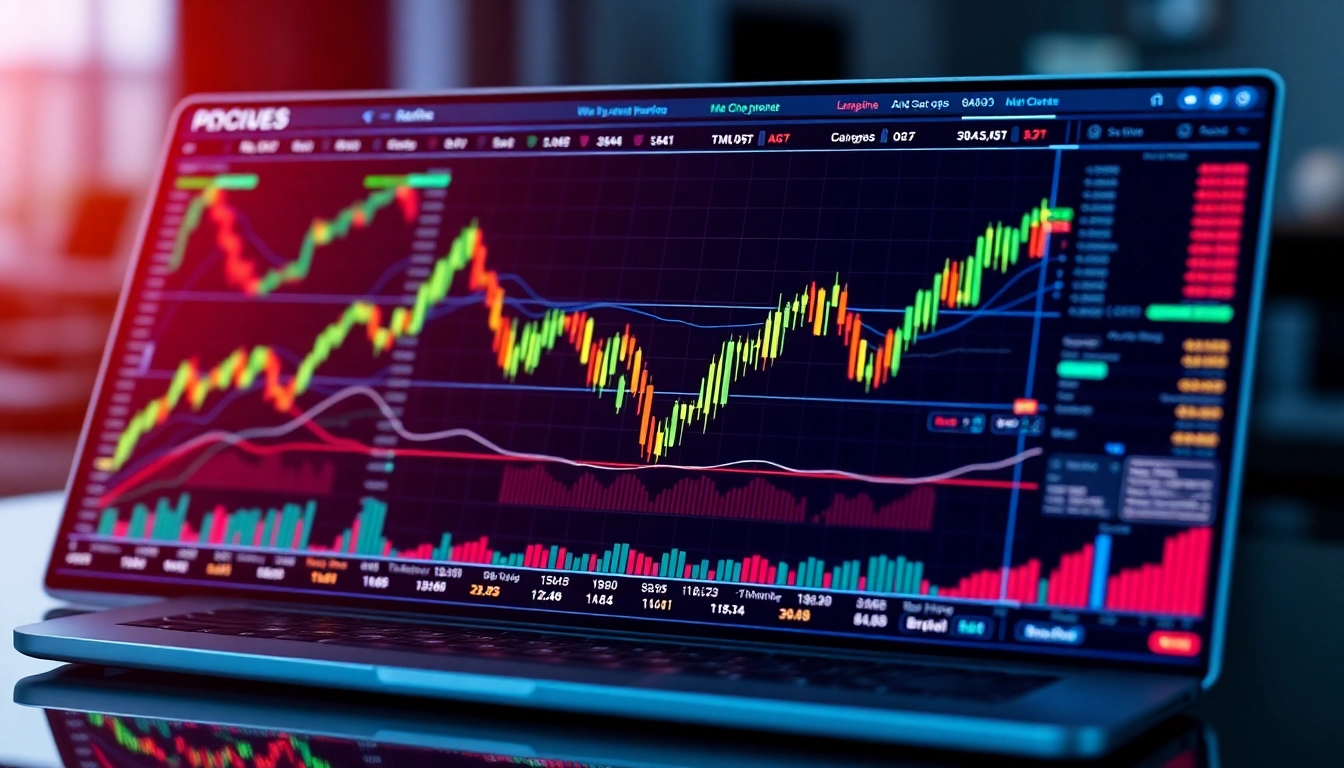 Trading view platform showcasing modern charts and analytics for market traders
