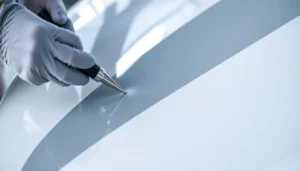 Effective Boots Versiegelung in action on a boat surface, demonstrating protective coating for